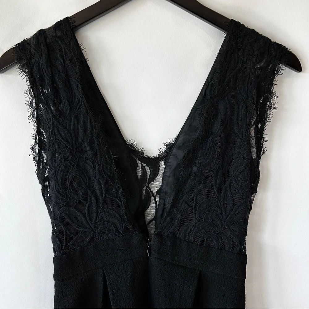 BCBGeneration Junior's Lace Insert Georgette Mini Dress Size 2 - Picture 11 of 12